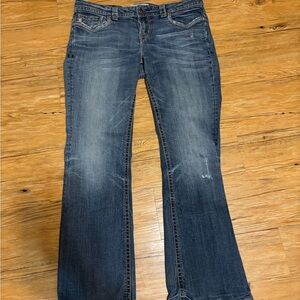 MEK Dark Blue Women's Boot Cut Jeans